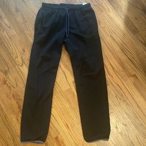 Patagonia black synchilla fleece sweatpants size M